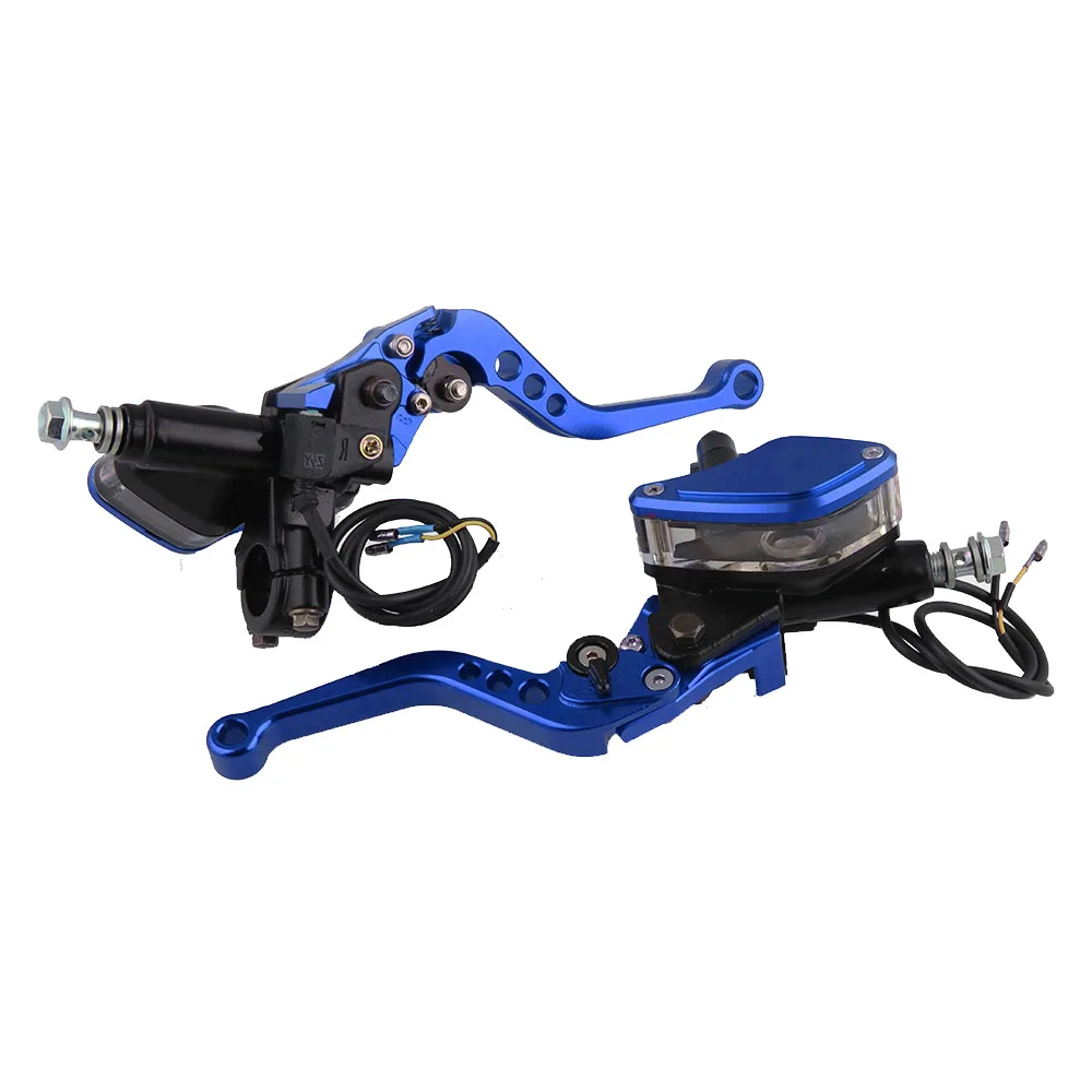 

7/8 22mm CNC Aluminum Motorcycle Brake Clutch Master Cylinder Lever Reservoir Universal Adjustable ATV For Yamaha Honda Suzuki