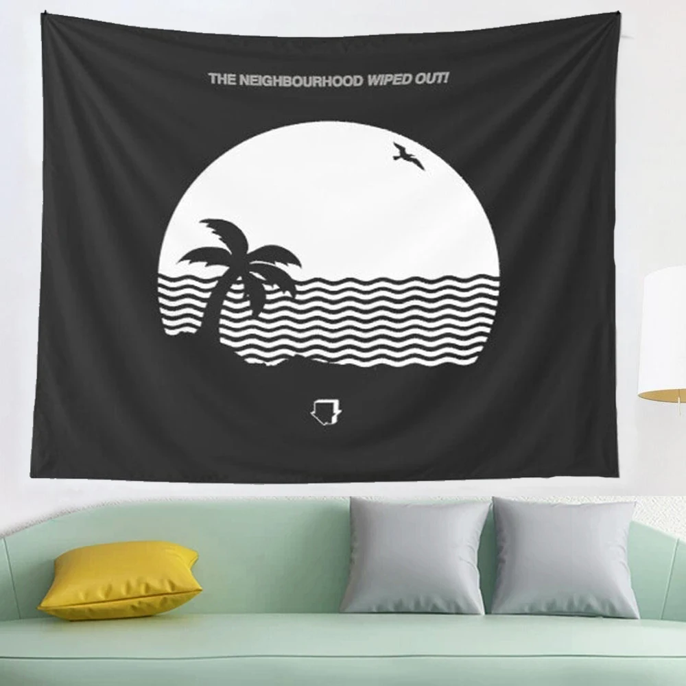 Wiped Out The Neighbourhood Tapestry Wall Hanging Rock Music Home Decoration Window Curtain Throw Towel Blanket Bedding Sheet tapestry decor