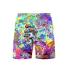 Fantasy Mushrooms 3D Print Beach Short For Men's Hip Hop Street Shorts Harajuku Personality Fashion Colorful Pattern Plant Pants 1