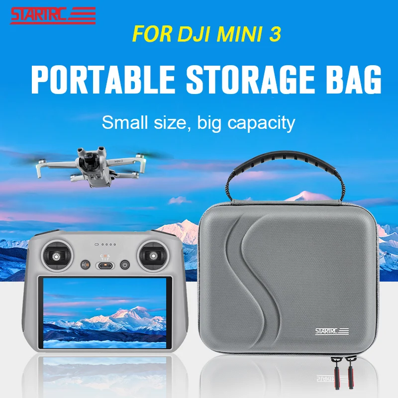 Per Dji Mini 3 Pro Smart Controller Storage Bag Dji Rc Case Portatile Custodia Per Il Trasporto Borsa Per Dji Mavic 3 Accessorio Classico