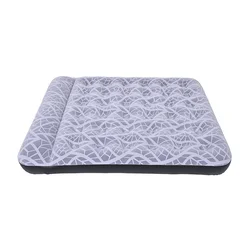 Colchón inflable de flocado para el hogar, almohada, bomba integrada, pausa para el almuerzo, plegable