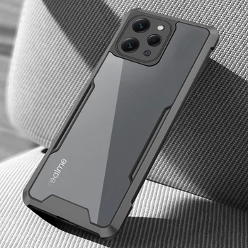 투명 아크릴 충격 방지 케이스, Redmi 12 4G 케이스, Redmi12 Readmi Redmy 12 4G 6.79 인치 TPU 프레임, 자석 홀더 링 보호