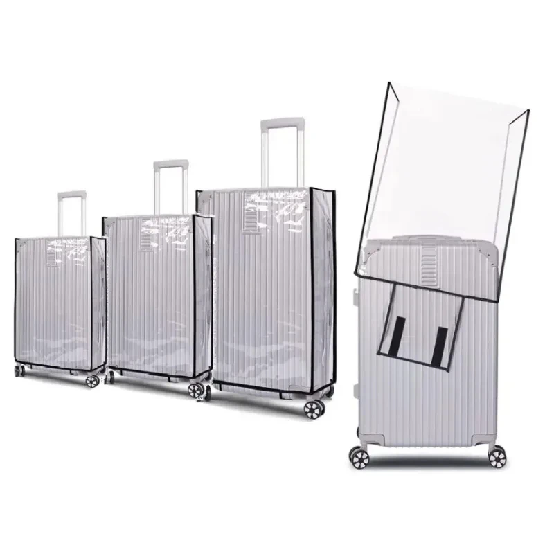 Full Transparent Luggage Protector Cover Waterproof Dustproof Durable Suitcase Cover Protector Travel Accessories PVC Case