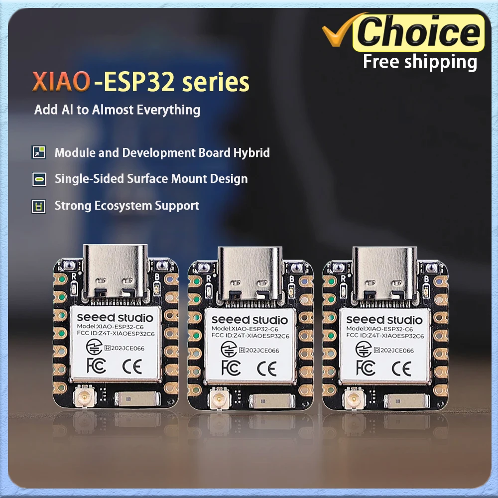 รูปสินค้า บอร์ดพัฒนา XIAO ESP32-C6 WiFi6 BLE5.0 สำหรับโปรเจกต์ IoT