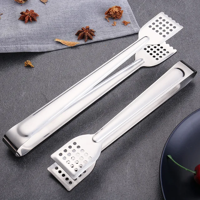 Rozsdamentes Acélból Származó Bbq Élelmiszerek Élelmezés Anti Heat Kenyér Clip Tészta Bilincselő Barbecue Konyhai Edények Kiegészítők Főzése - Image 2