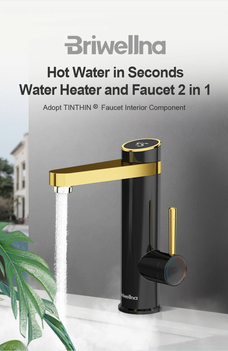 Água, 2 em 1 Aquecedor De Fluxo