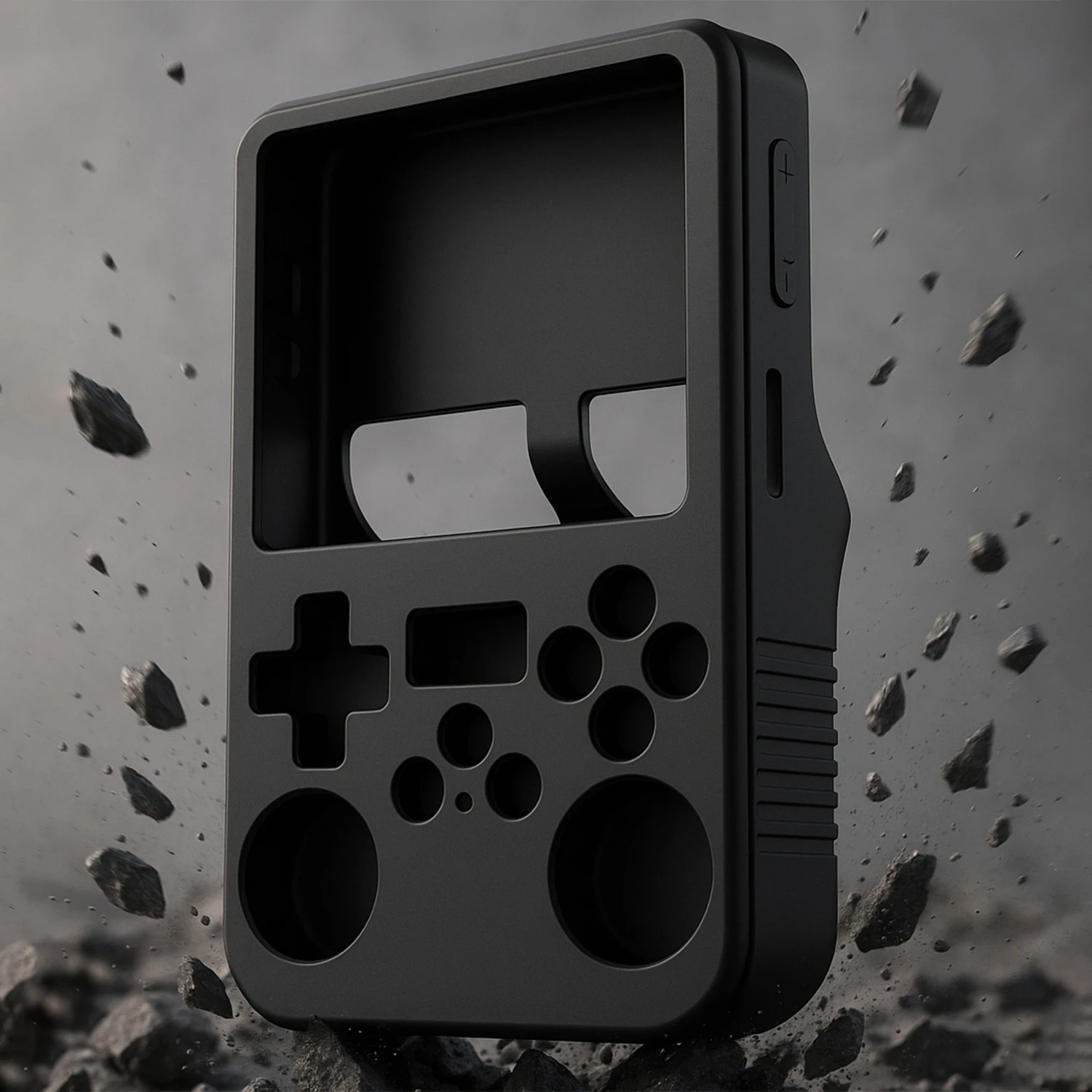 R36S 휴대용 게임 콘솔 보호 커버용 프리미엄 실리콘 케이스 R36S용 끈이 있는 스크래치 방지 소프트 보관함