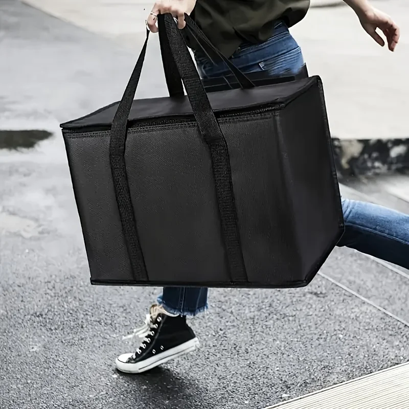 1 PC Outdoor Food Hot and Cold Insulation Camping Food Bag, Lightweight and Durable Pizza Warmer, Outdoor Bento Bag