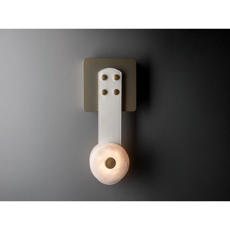 Italian Minimalist Belt Wall Lamp Designer Room EmptyloftHigh-Rise Staircase Restaurant