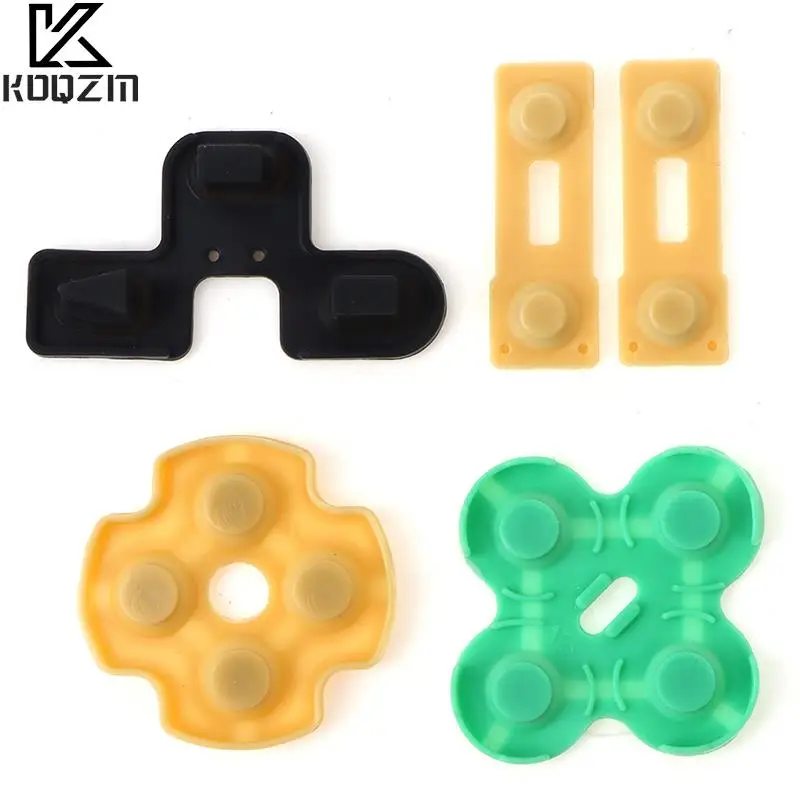 2Set Di Pulsanti Per Contatti In Gomma Conduttiva D-Pad Ps2 Colla Conduttiva Siamesi Per Controller Sony Ps2