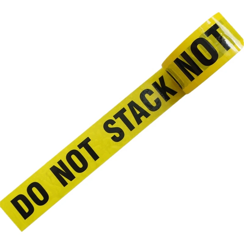 Warning Sign Tapes Adhesive Opp Tapes DIY Sticker 1/Roll 48mm*25m For Warehouse Factory School