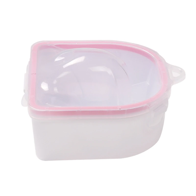 Dual-Layer Nail Soak Spa Bowl for Manicure and Nail Art Treatment