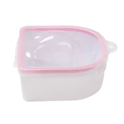 Dual - Layer Nail Soak Spa Bowl for Manicure and Nail Art Treatment (Pink - double layer)