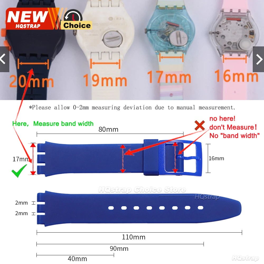 Vibrant Silicone Sport Strap - Waterproof Rubber Wristband with Tool