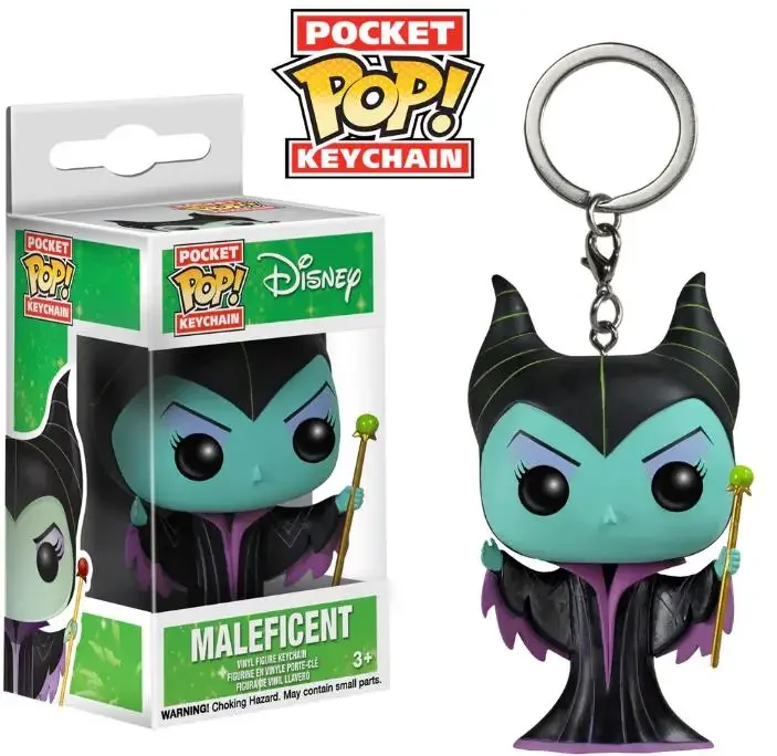 Funko Disney Maleficent Action Figures Portachiavi Giocattolo Per Bambini Con Scatola