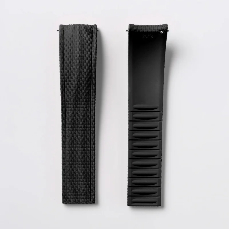 Premium FKM Rubber Quick Release Waterproof Watch Strap, Sport Edition