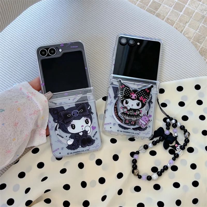Gothic Magnetic Phone Case with Magsafe and Decorative Wrist Strap