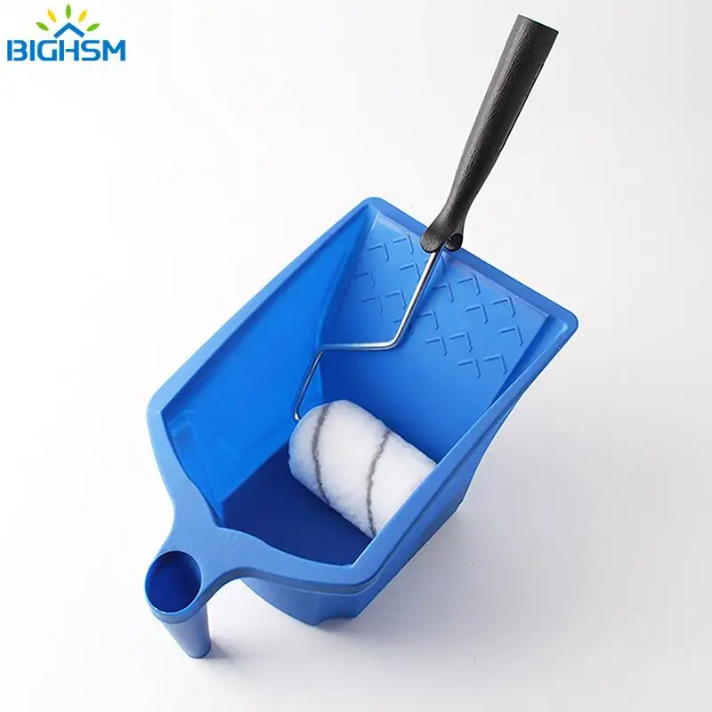 Paint Tray Tool Set 1Pc Plastic Roller Brush Holding Paint Cup
