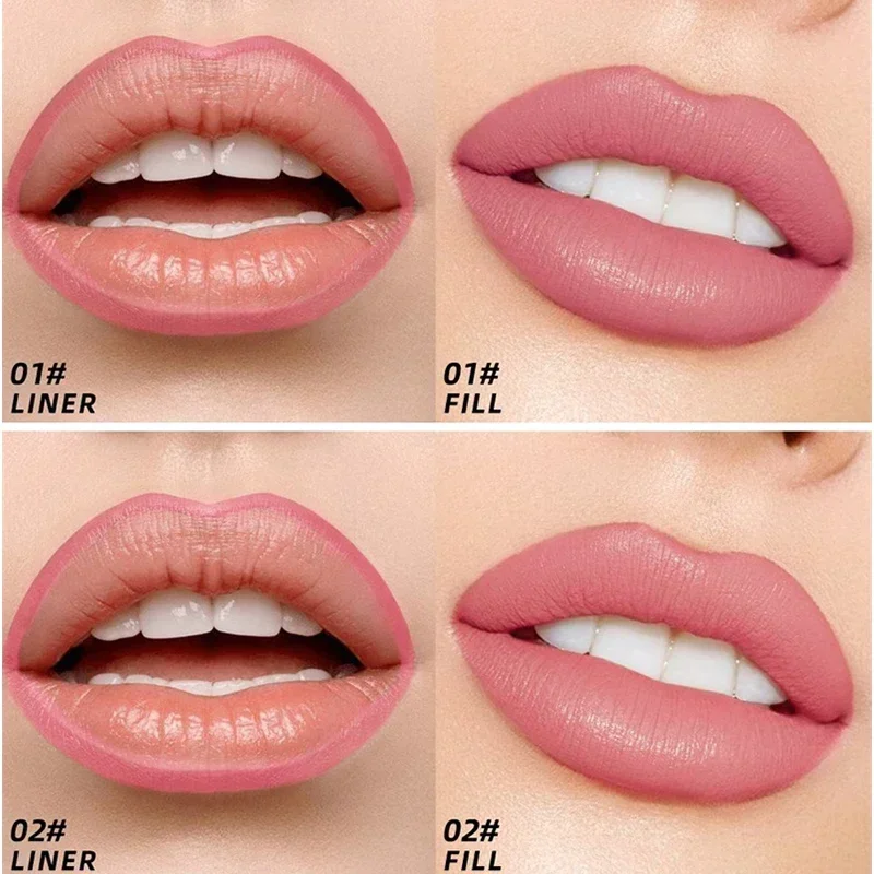 Lip liner highly pigmented lip liner tattoo waterproof lasting matte lip gloss non fading red lipliner pencil lips contour cosmetic lip liner pencil lipliner pencil lip stain