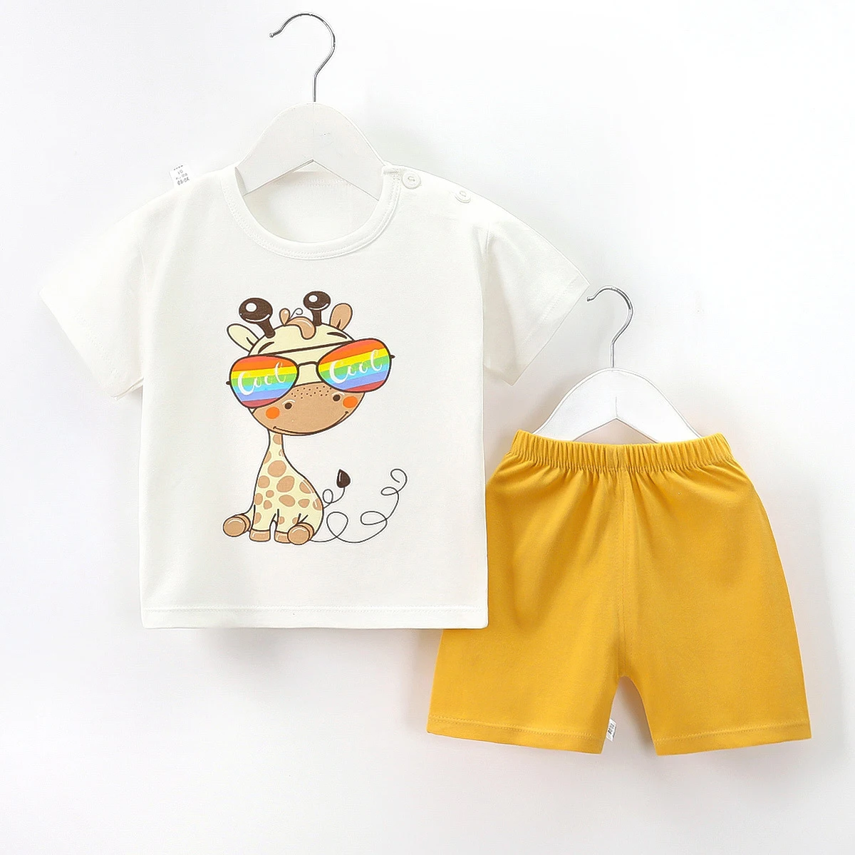 Baby Boys Girls Short Sleeve T-shirts Tee/ Tops and Shorts/ Pants Set Summer Clothes Causal Outfit