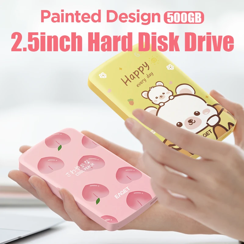 EAGET ޴ HDD 5400 RPM USB 3.0 ϵ ũ ̺, Ʈ ũž   ϵ ̺, G66, 500gb 1T