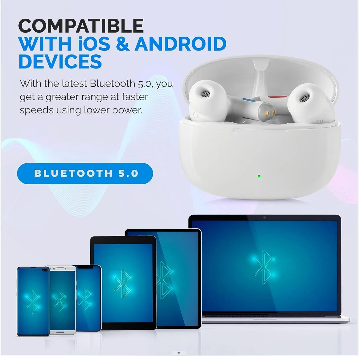 Bluetooth Headphone Hearing Aid - 8 Channel Digital Noise Canceling Hearing Aid for Seniors, Adults, Rechargeable Hearing Aid 5