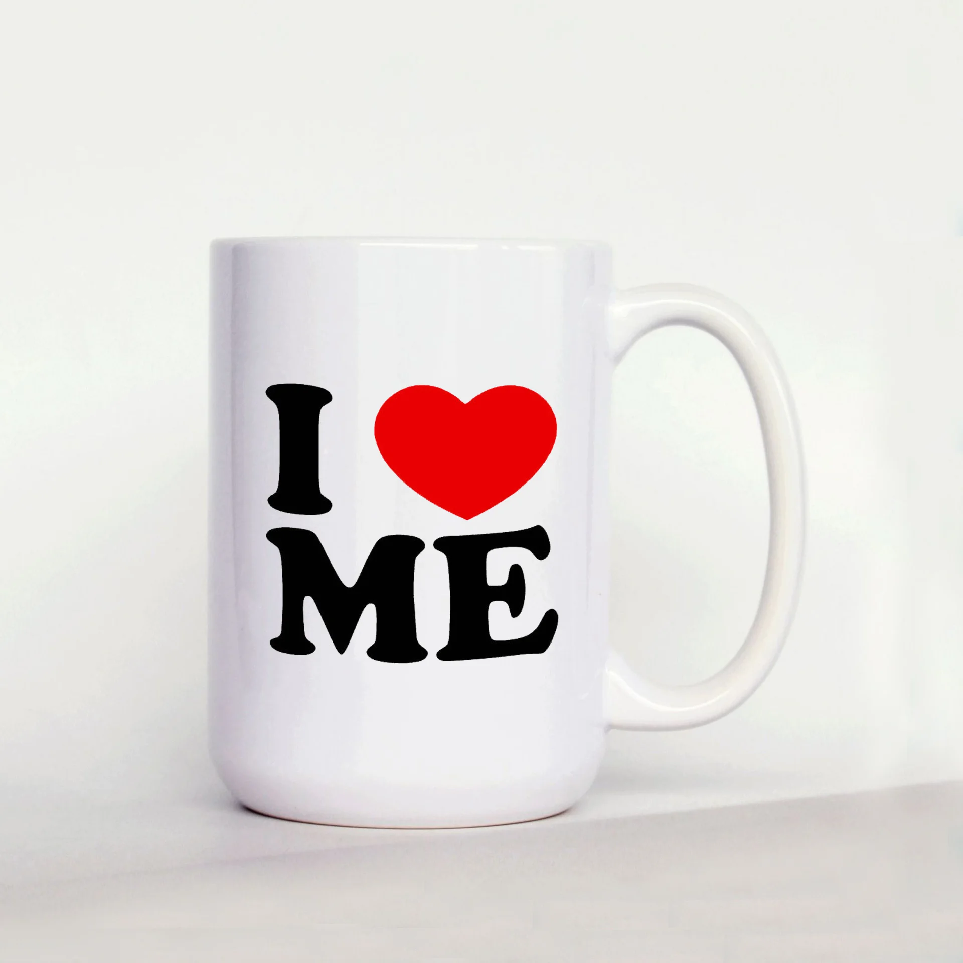 

15OZ Large I love Me Coffee Funny Creative Mugs Cup Friends Gifts Home Decal Novelty Unique Design Drinkware Coffeeware Teaware