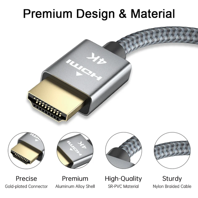 Delock cable hdmi plano con ethernet m/m 3m 4k, 120 hz