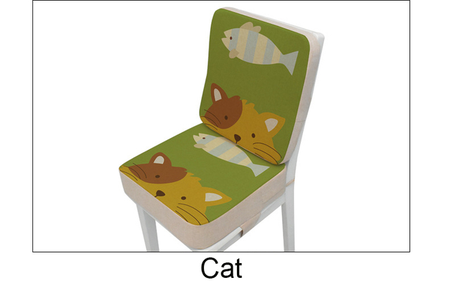 Sponge Baby Increased Booster Seat Cushion Anti-slip Cartoon Highchair Mat Kids Food Chair Pad Heightened Dining Chair