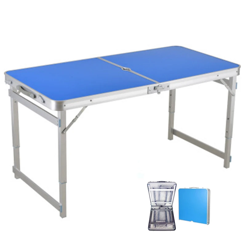 Outdoor Folding Table Chair Camping Aluminium Alloy BBQ Picnic Table Waterproof Durable Folding Desk 캠핑테이블