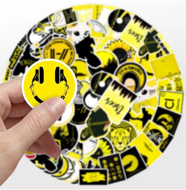 Twenty One Pilots Stickers 50PCS DIY Stickers Scrapbooking Phone Luggage Skateboard Decorative Waterproof Decals waterproof stickers cartoon decoration stickers cartoon stickers custom stickers retro decoration stickers crystal clay stickers display adhesive sticker magnetic charger sticker warning signs stickers gothic stickers battery stickers anti radiation stickers metal rings sticker phone button sticker phone adhesive stickers waterproof seal stickers phone dust proof mesh sticker