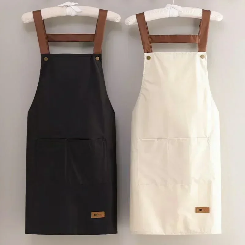 Kitchen Apron Waterproof Dirt Resistant Oil Proof Sleevesless Cooking Cleaning Accessories