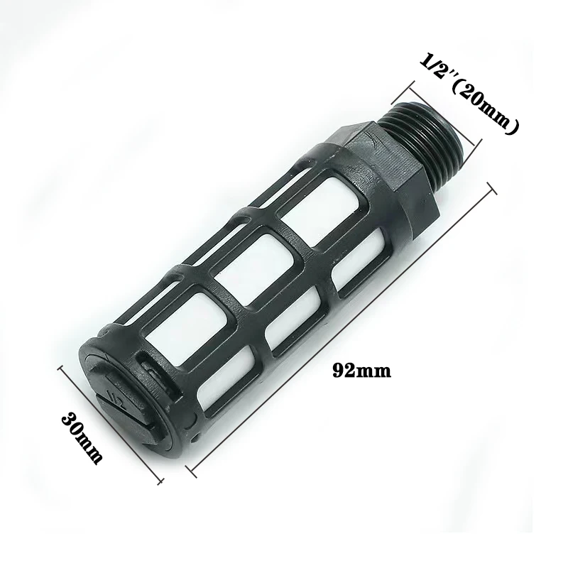 1pc 1/2" Male Thread Filter PP Cotton Mini Filter Water Inline Filter For Water Inlet Of Misting Pump Atomizing Spray Fittings 2