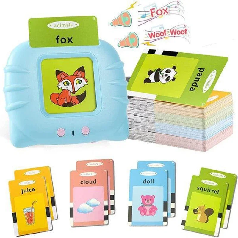 Kids English Word Games Talking Flash Cards Audio Card Learning English Machine Toddlers Early Educatio Language Reading Helper 3