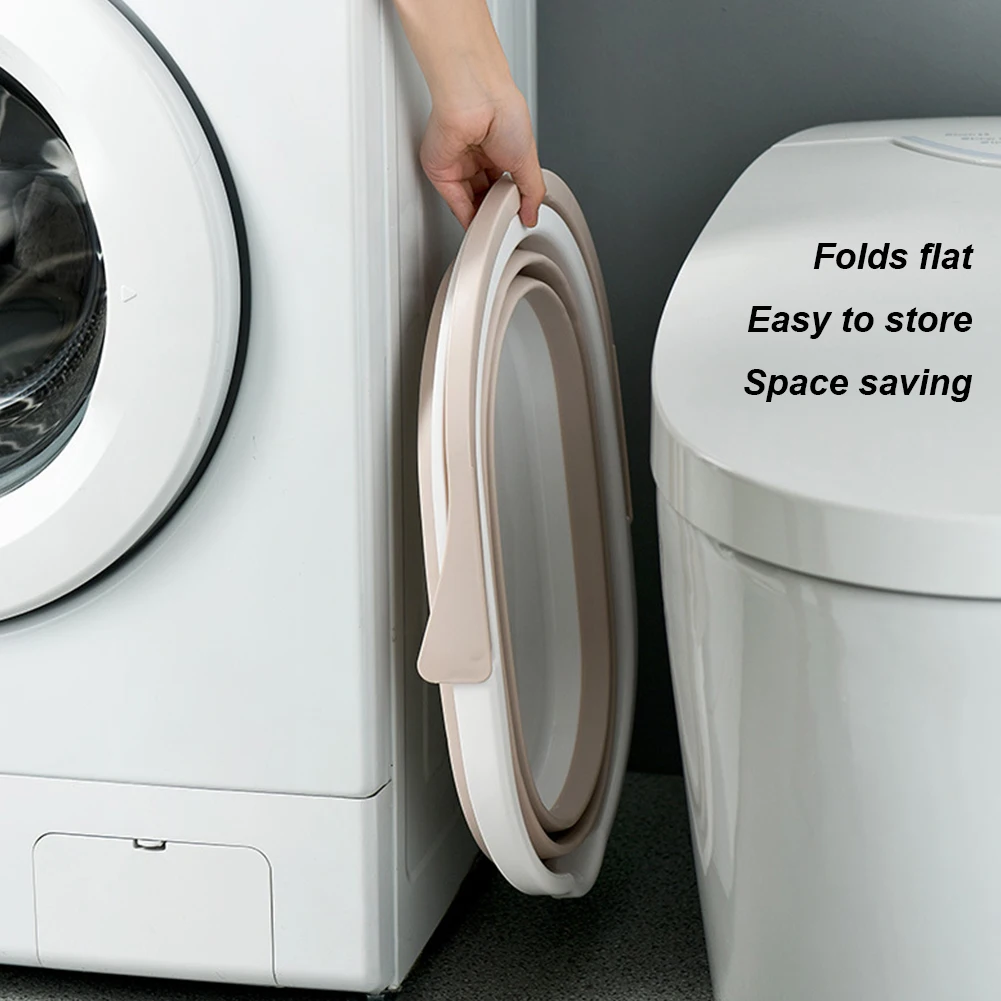 Cleaning Bucket High-Temperature Resistant Portable Water Pail With Hanging Hole Rectangular For Outdoor Garden Camping Fishing