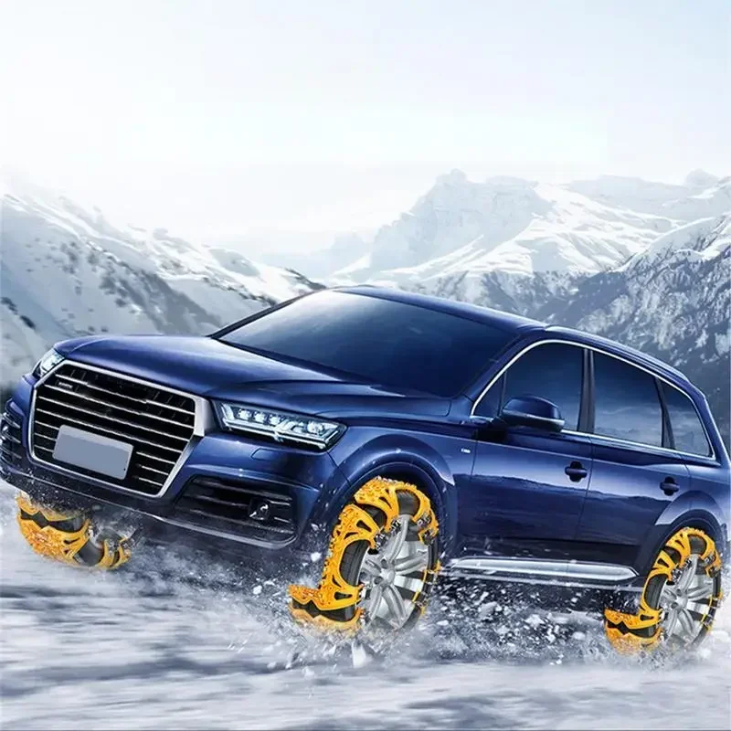 Car Tire Chain Anti Skid Snow Chains Car Winter Tire Wheels Chains Winter Outdoor Snow Emergency Crawler For Vehicles