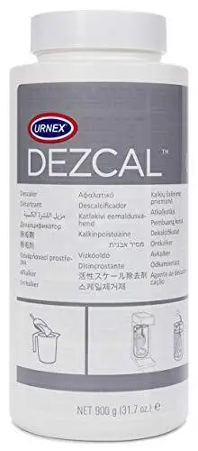 Urnex Dezcal Coffee and Espresso Machine Descaler Activated Scale Remover-900g