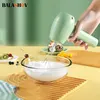 USB Electric Milk Frother Garlic Chopper Masher Whisk Egg Beater Kitchen Handheld Automatic Frother Foamer Portable Mixer 1
