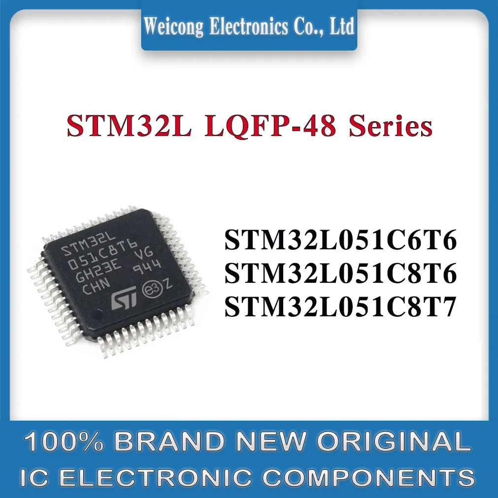 

STM32L051C8T7 STM32L051C8T6 STM32L051C6T6 STM32L051C8 STM32L051C STM32L051 STM32L05 STM32L STM32 STM IC MCU Chip LQFP-48