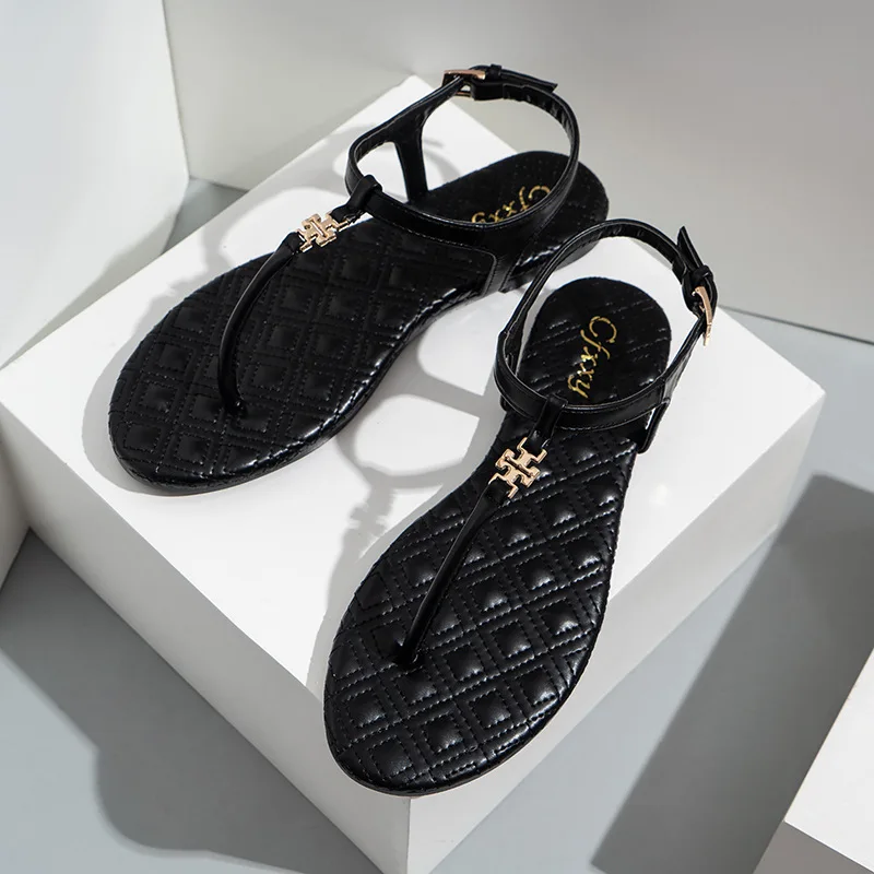 

Сандалии женские на мягкой подошве, модная универсальная обувь, дизайнерские шлепанцы на резиновой подошве, плоская подошва, лето 2023