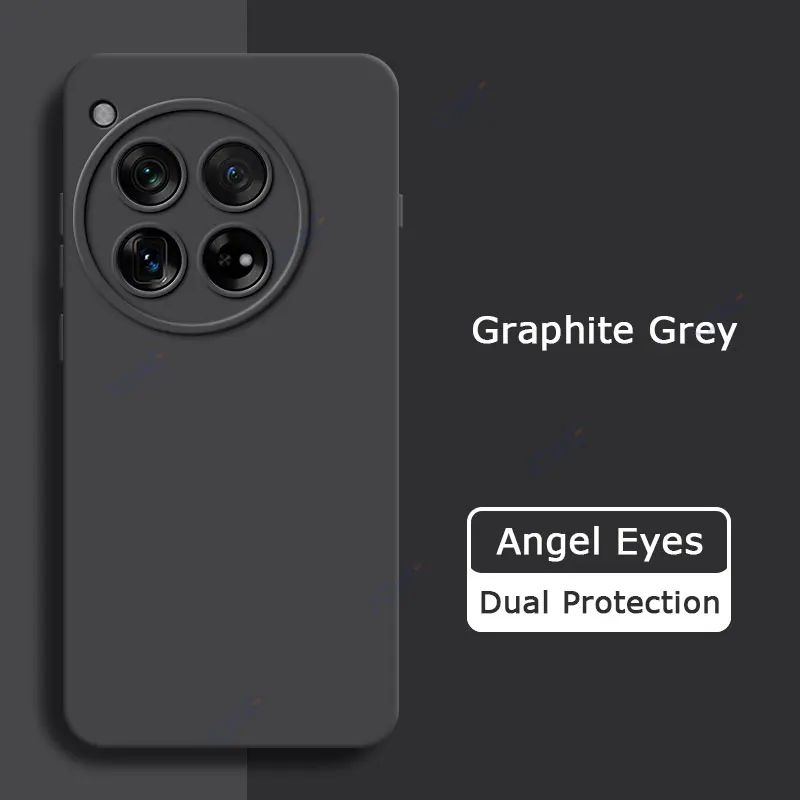 Luxury Angel Eyes Square Liquid Silicone Case Cover - Soft 360 Shockproof Mobile Phone Shell