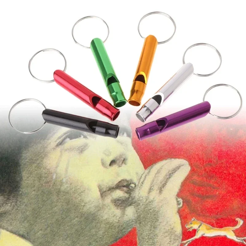 

6Pcs Outdoor Survival Safety Emergency Keychain Hiking Camping