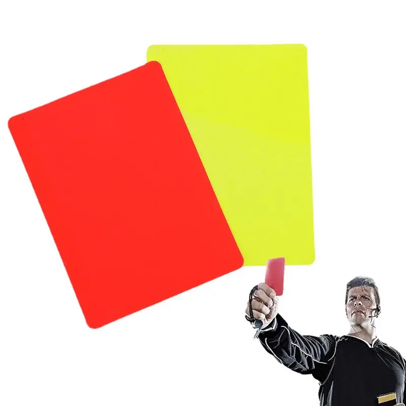 

Football referee card red yellow card Sets Warning Referee Recording Paper Score Sheets Soccer Supplies Football Referee Tool