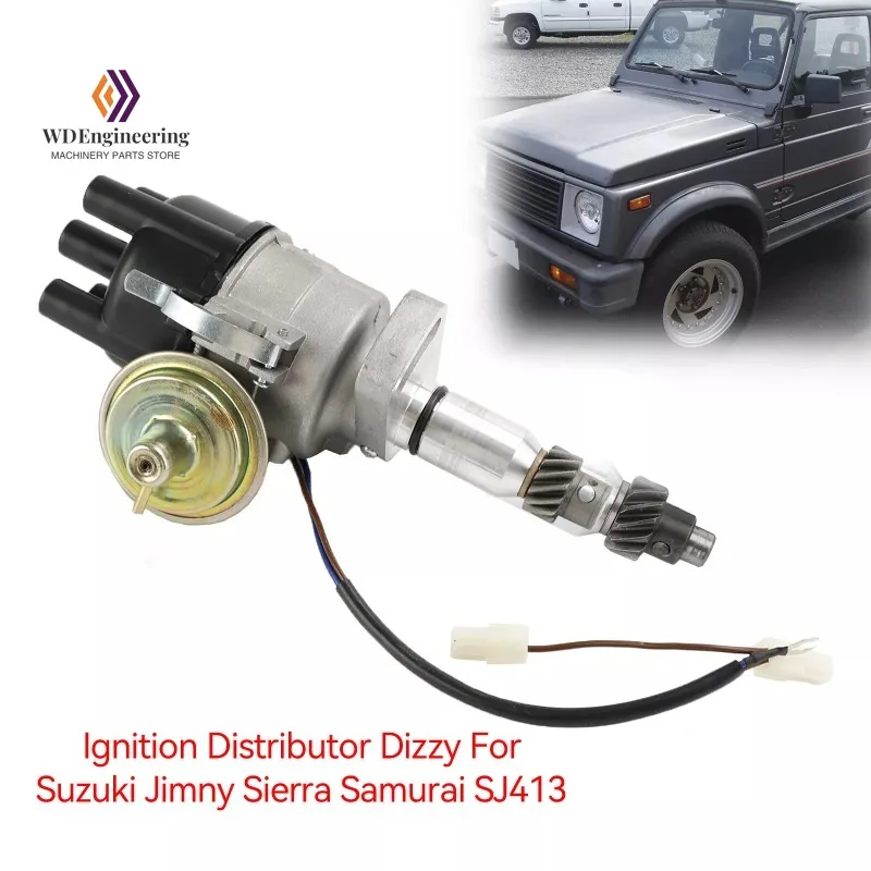 33100-60A10 Ignition Distributor Dizzy For Suzuki Jimny Sierra Samurai SJ413 1981-1998 Silver F13