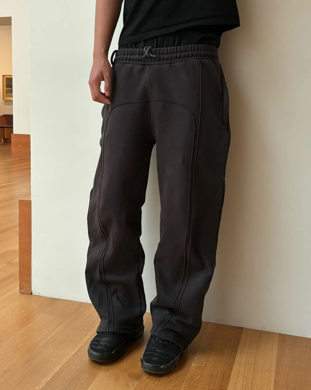 Wide Leg Pants Men's Straight Casual Pants American Harajuku Retro