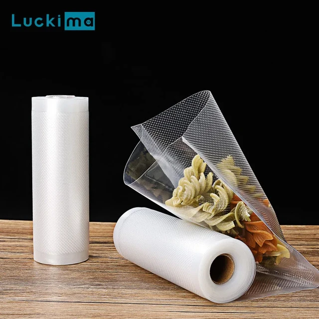 500cm/Roll Food Vacuum Sealer Bag for Vacuum Sealer Meat Vegetable Sous  Vide Storage Packaging Bag