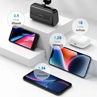 NEWDERY Small Portable Charger for iPhone 13/14/11/12 Pro Max/iPad PD Fast Charging Power Bank 6000mAh Mini Battery Pack 2
