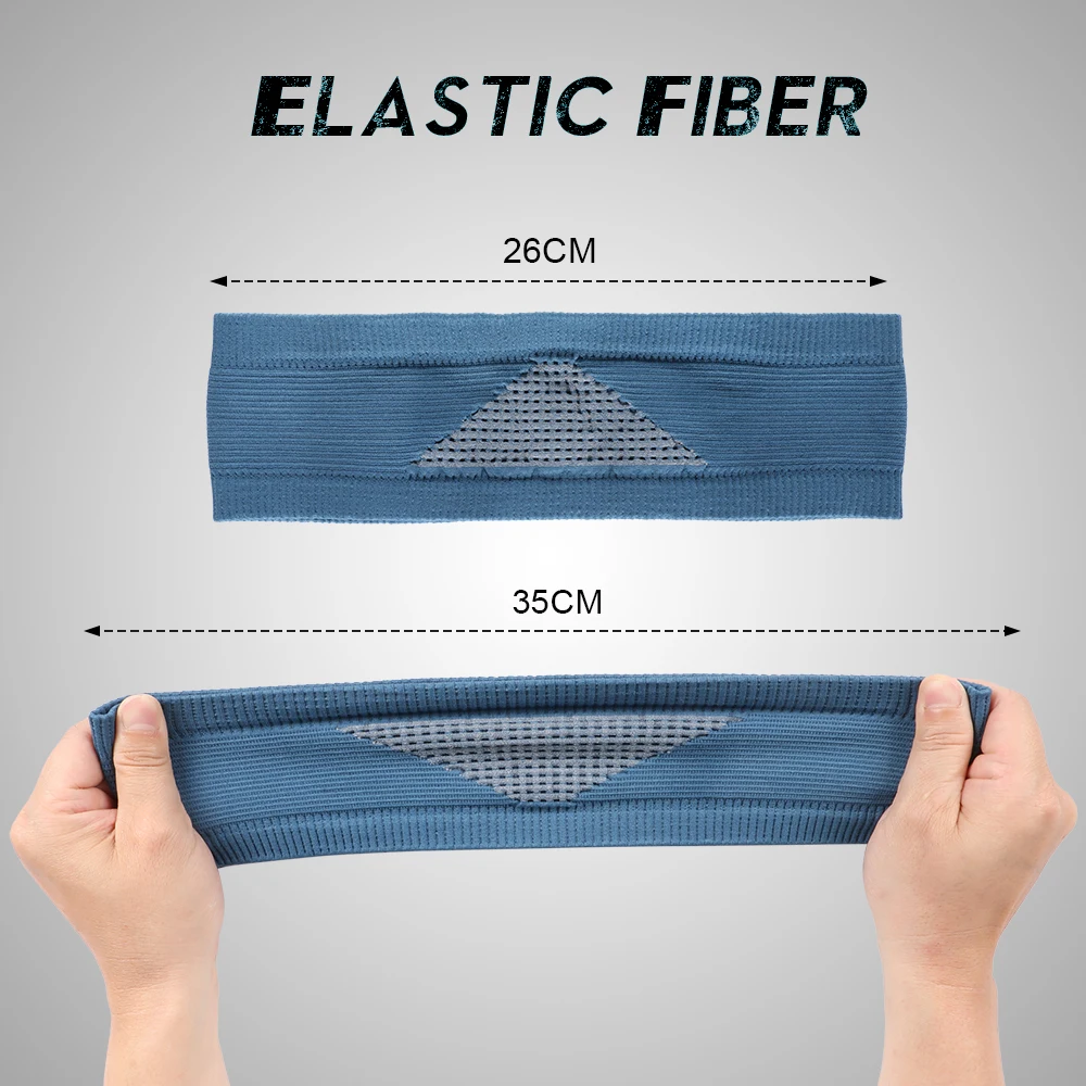 Esporte sweatband yoga ginásio de fitness respirável hairband correndo estiramento suor bandagem bandana ciclismo acessórios para o cabelo das mulheres dos homens