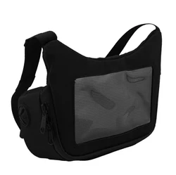 Waterproof Portable Handlebar Bag and Waist Satchel (Black)