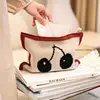 Cute Lineart Doodles  Knitting Cotton Thread Napkin Holder Tissue Bag Bedroom Kitchen Desktop Storage Napkins 5